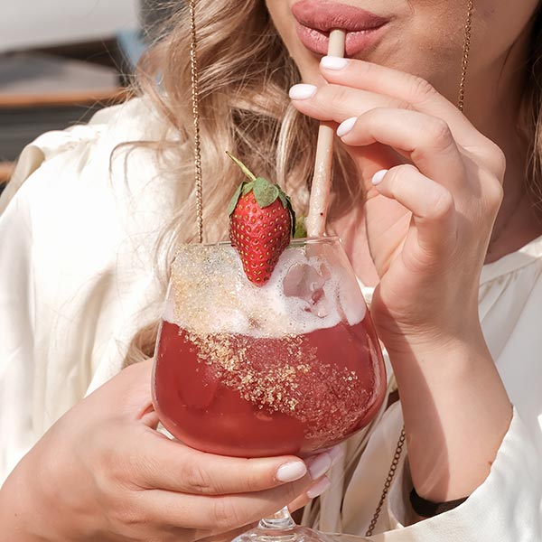 Beachside happy hour drinks at Riva Beach Club